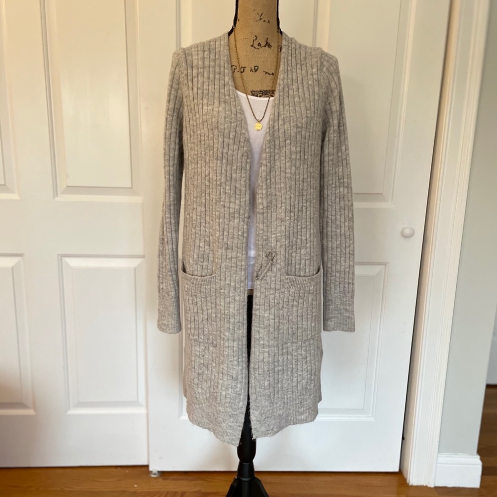 Fire Pit Perfect Max Studio long open cardigan.